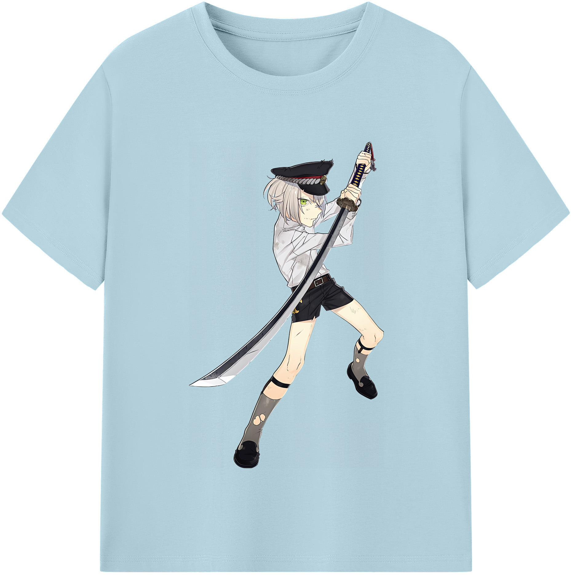 （画像用） 刀剣乱舞 Touken Ranbu 綿100％半袖Tシャツ（フロントプリント）